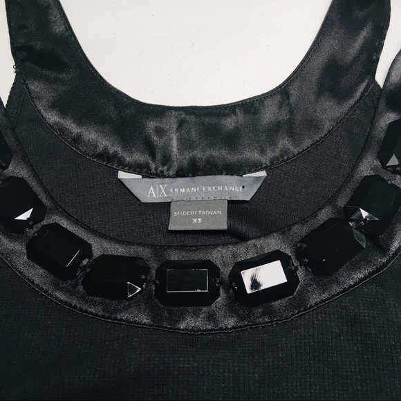 A/X ARMANI EXCHANGE BLACK TANK TOP - Picture 3 of 8